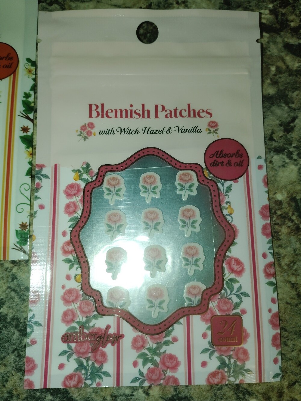 Blemish Patch Set - Pink Floral Packaging And Pumpkins New - Picture 2 of 5